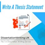 Write A Thesis Statement